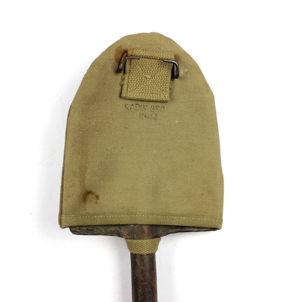 M1910 T-handle shovel w/ 1942 dated cover