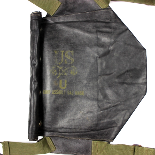 M7 assault gas mask rubberized bag