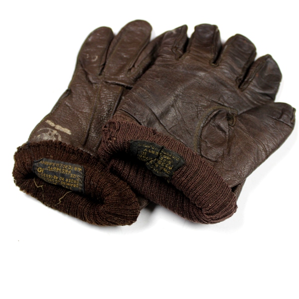 USAAF A-10 leather flight gloves - Size 10