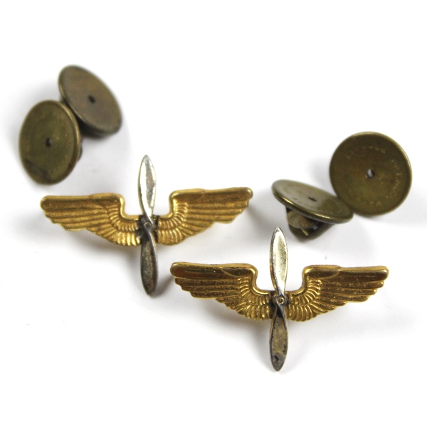 USAAF officers collar insignia - Snowflake