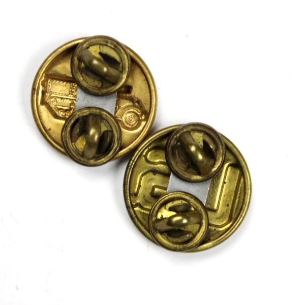 Scarce enlisted men collar discs - Tank Destroyer