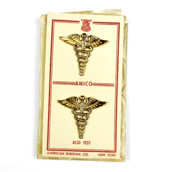 US Army Medical Corps officers collar insignia 