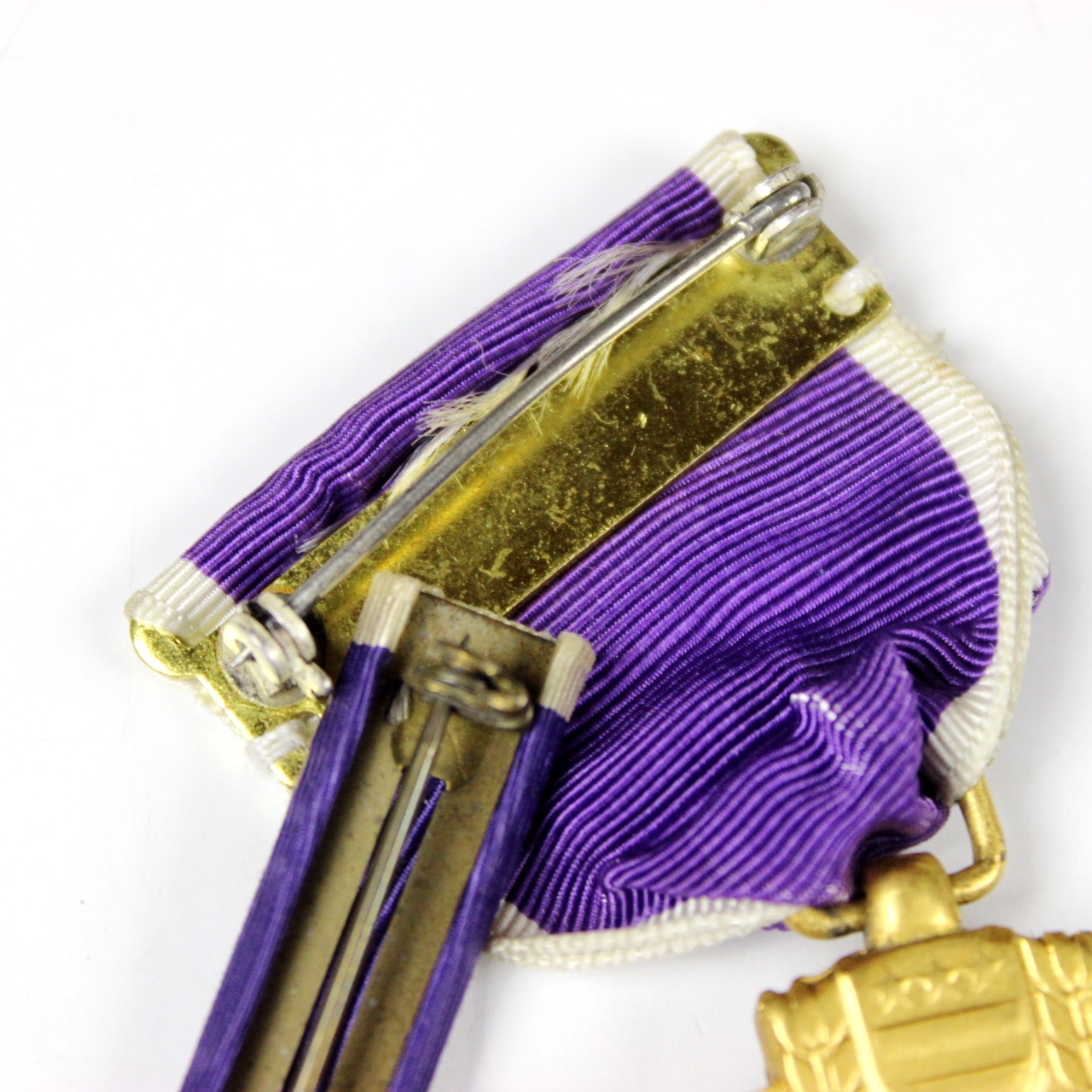 US Army Purple Heart medal and ribbon