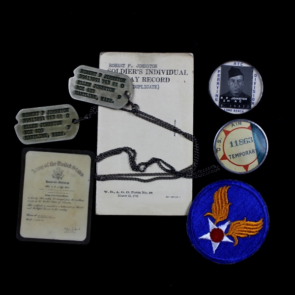 Air Transport Command documents / ID tag grouping