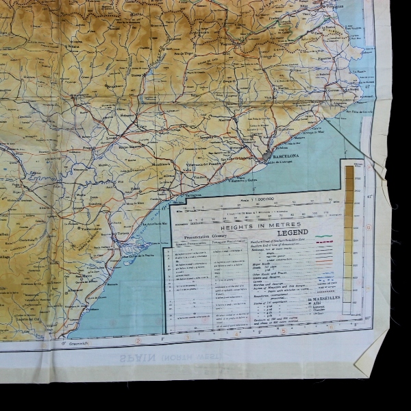 Silk escape map 43K - Spain Portugal France