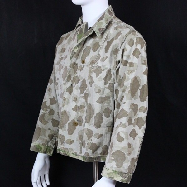 USMC / US Army reversible camouflage HBT jacket - 34R