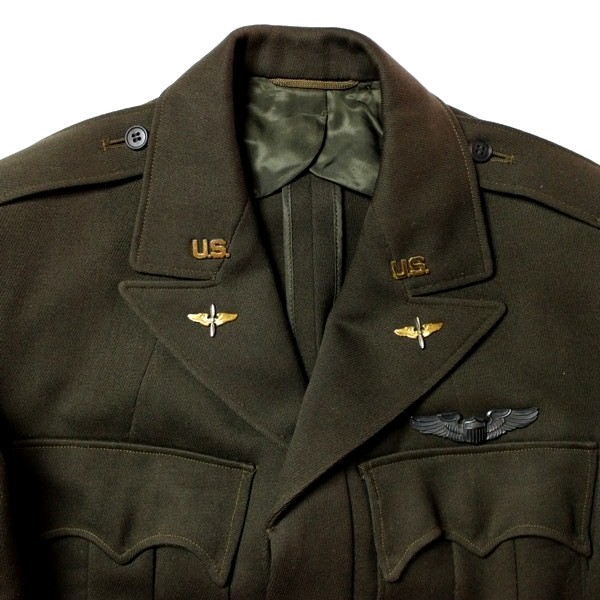 Air Transport Command dress uniform - tailored Ike Jacket - Pink shirt and trousers