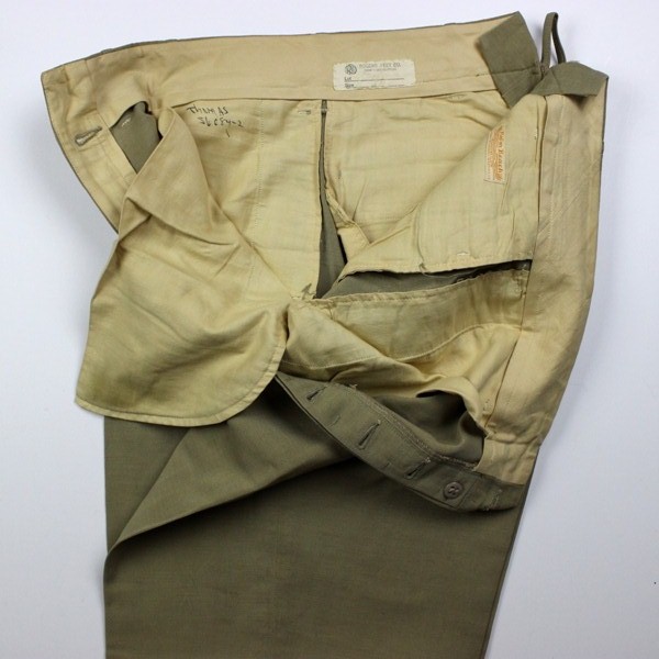 Khaki / tan uniform grouping - 2nd and 8th Air Force - Identified