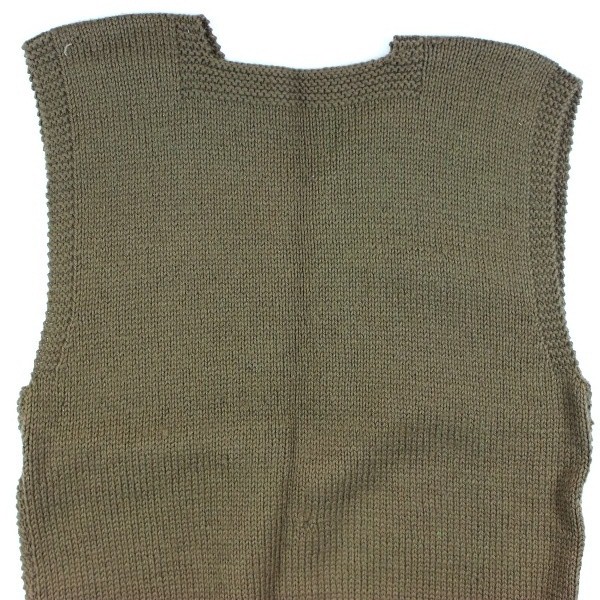 Neck OD Wool sleeveless sweater - American Red Cross - Large