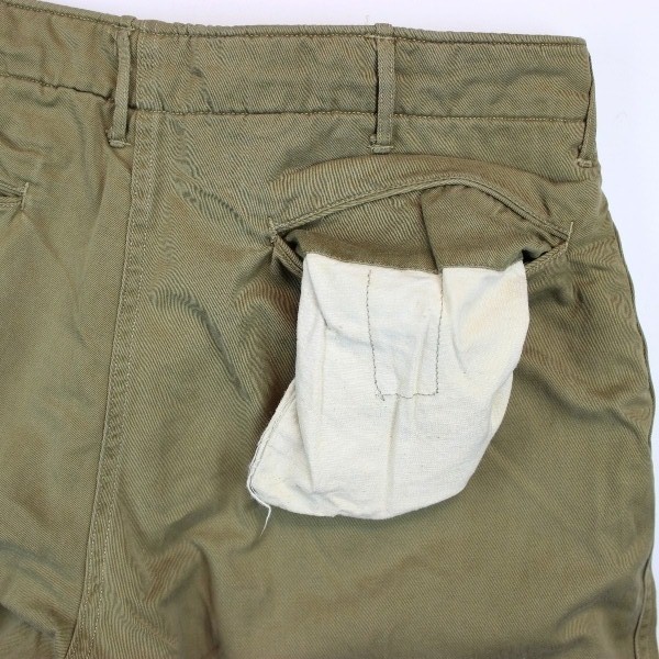 M1941 tan / khaki cotton trousers - Kersey lined - W34 L31