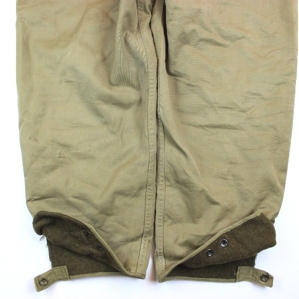 Second Pattern tanker winter trousers / bib - Dated 1942 - Small 