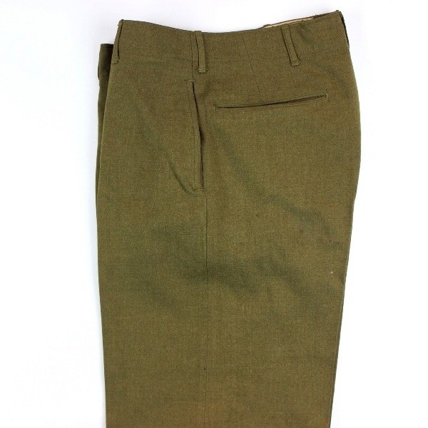 M1937 OD “Mustard” wool serge field trousers - W33 L33 - 1942