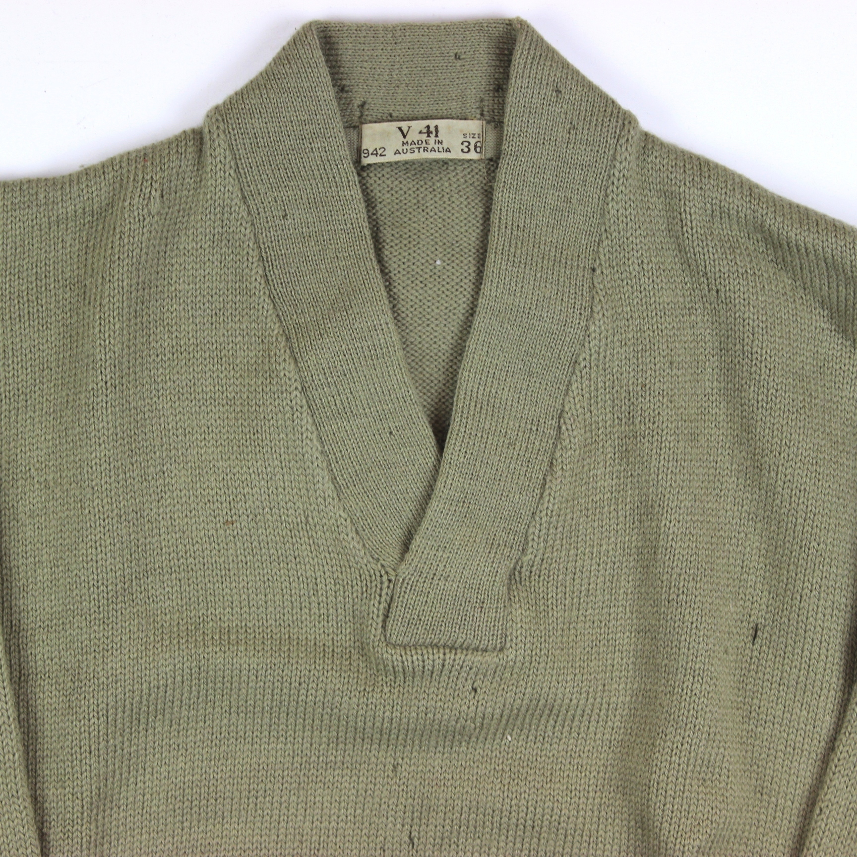 USAAF V Neck mechanics wool sweater type A1 - Aussie made