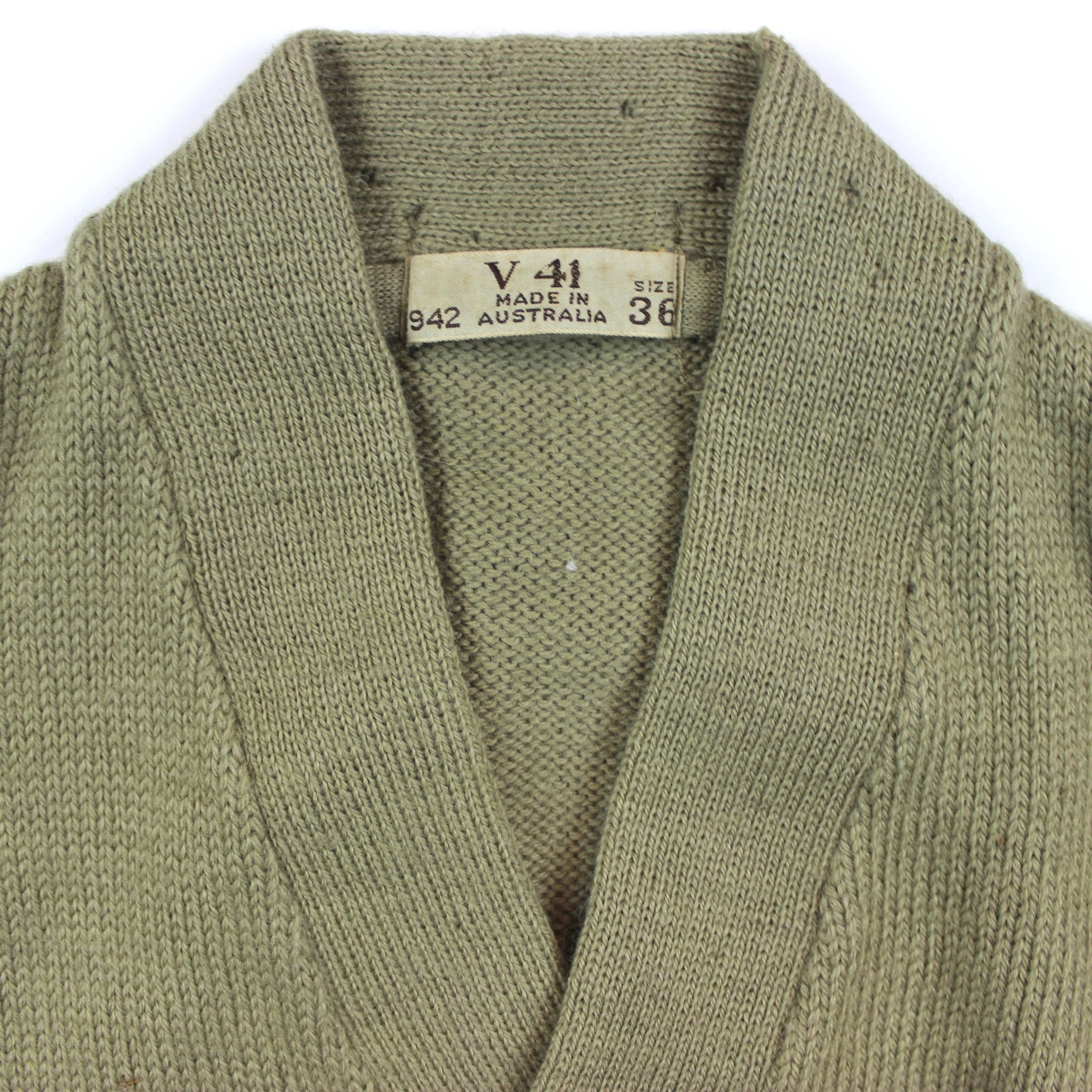 USAAF V Neck mechanics wool sweater type A1 - Aussie made