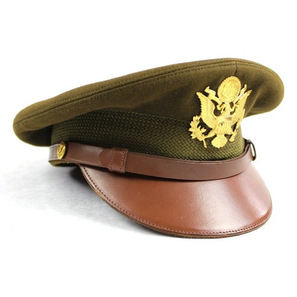 US Army officer winter service cap - Dobbs - Identified