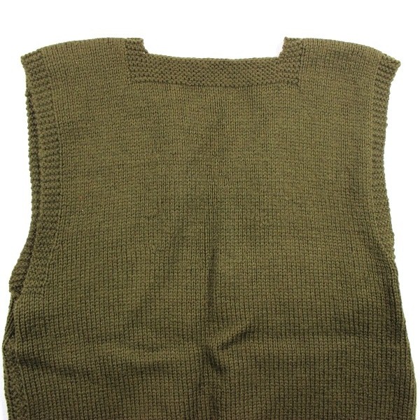 V Neck OD Wool sleeveless sweater - Large