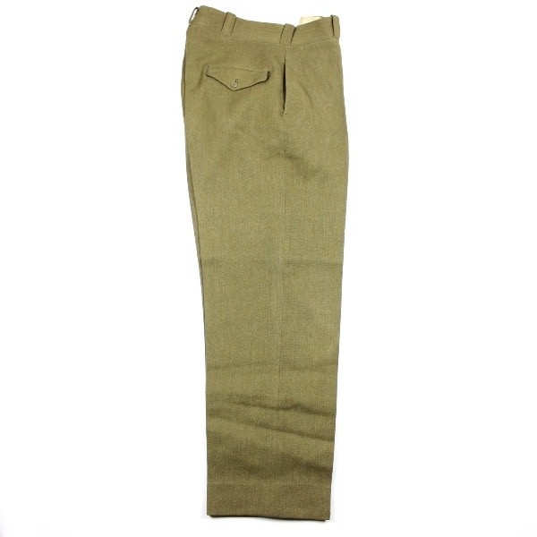 Officers OD wool serge field trousers - W33 L32