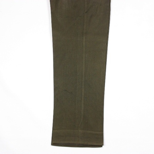 Officers chocolate gabardine field trousers - W30 L31