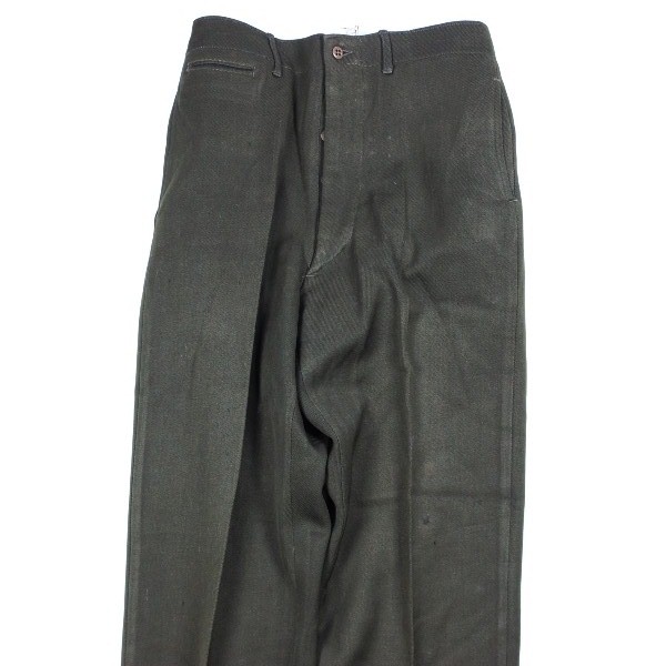 Officers chocolate gabardine field trousers - W30 L31