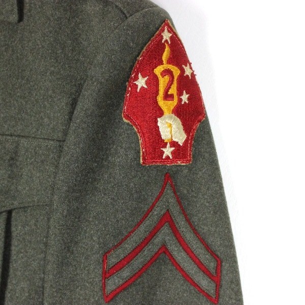 USMC dress jacket and shirt - 2nd Marine Division