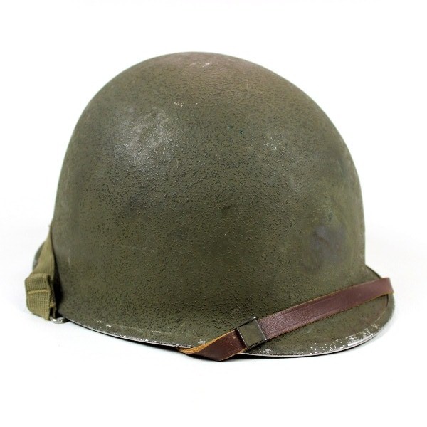 M1 helmet w/ Westinghouse liner - Front seam - Swivel bale