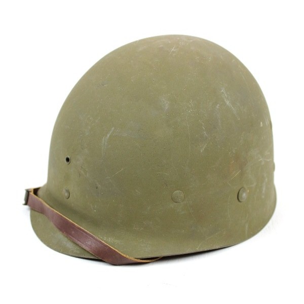 M1 helmet w/ Westinghouse liner - Front seam - Swivel bale