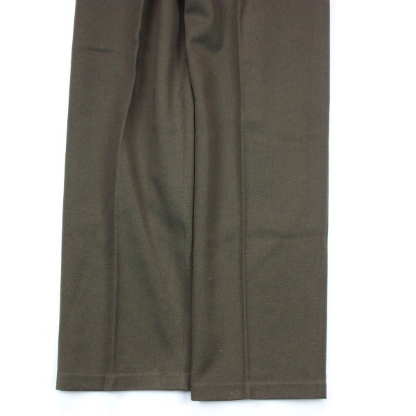 Officers chocolate gabardine field trousers - W30 L32