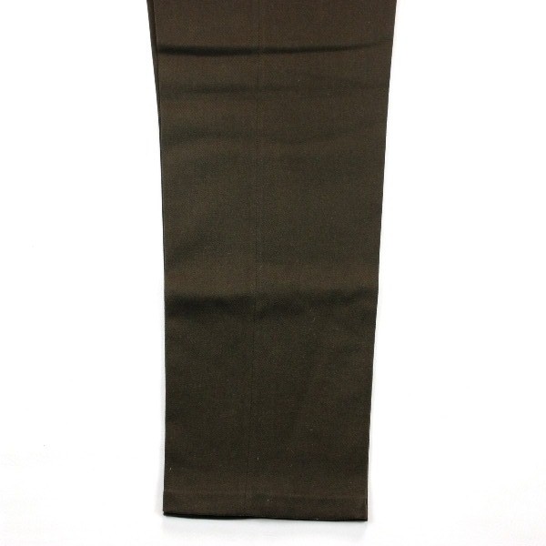 Officers chocolate gabardine field trousers - W30 L32