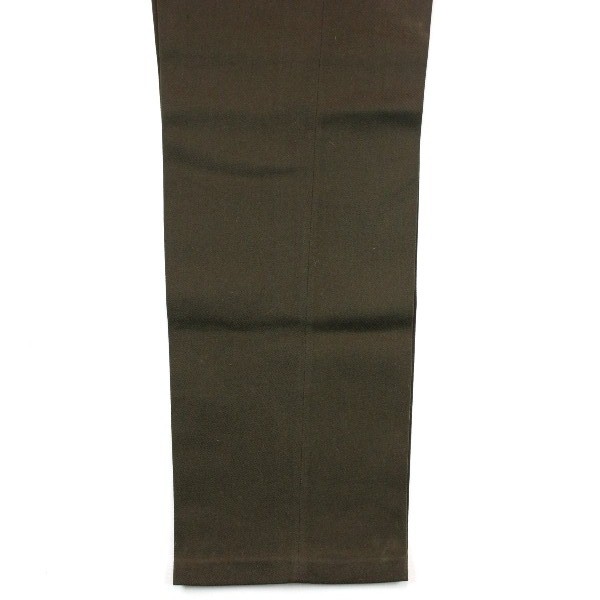 Officers chocolate gabardine field trousers - W30 L32