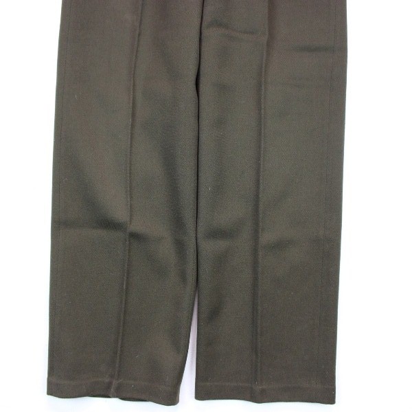 Officers chocolate gabardine field trousers - W30 L32