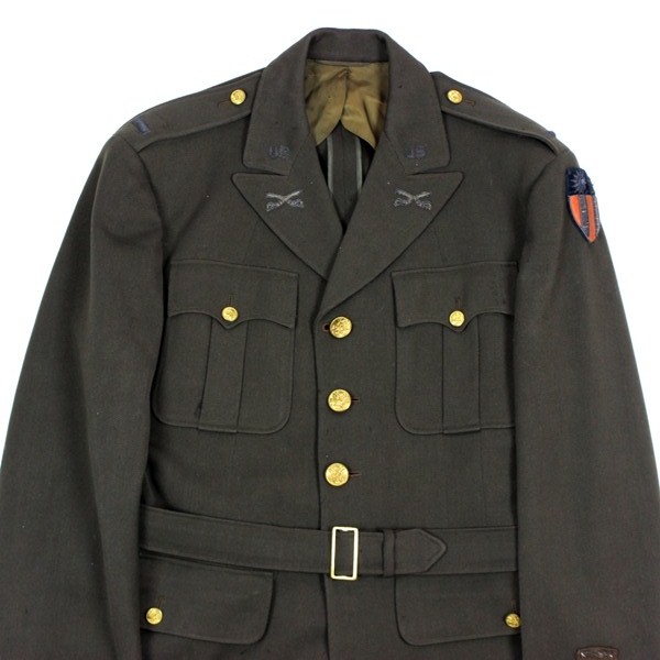 1st Lieutenant dress jacket - CBI 124th cavalry regiment