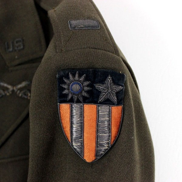 1st Lieutenant dress jacket - CBI 124th cavalry regiment