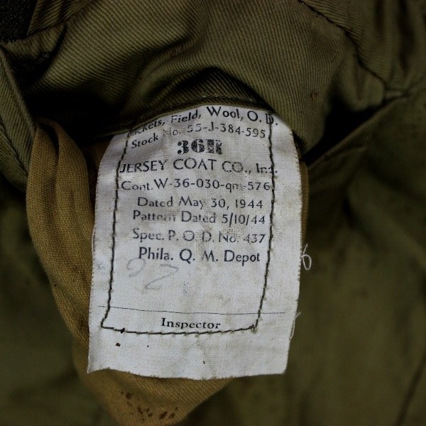 Enlisted man Ike dress jacket - 28th ID /  75th ID