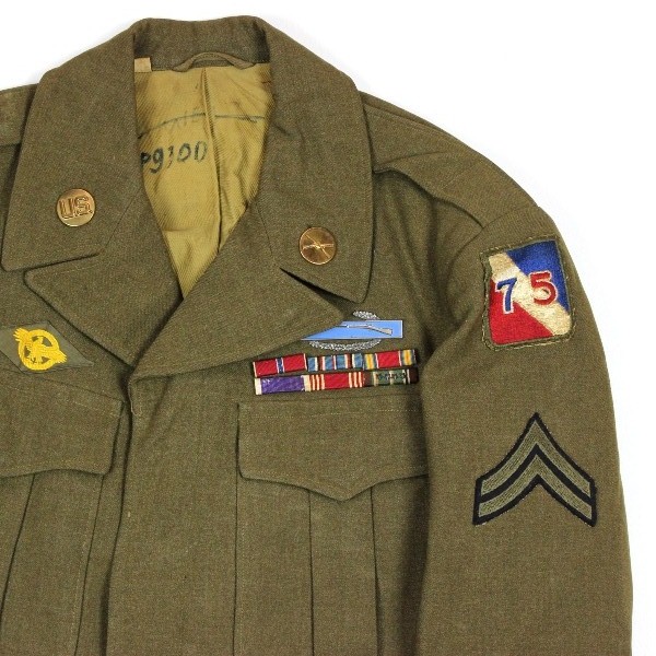 Enlisted man Ike dress jacket - 28th ID /  75th ID