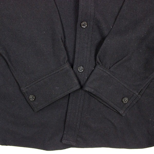 US Navy dark blue wool CPO shirt w/ 1 chest pocket