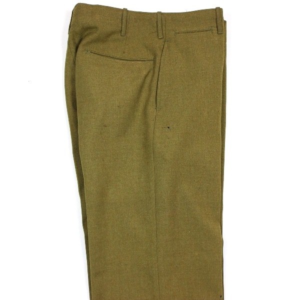 M1937 OD “Mustard” wool serge field trousers - W32 L31 - 1940