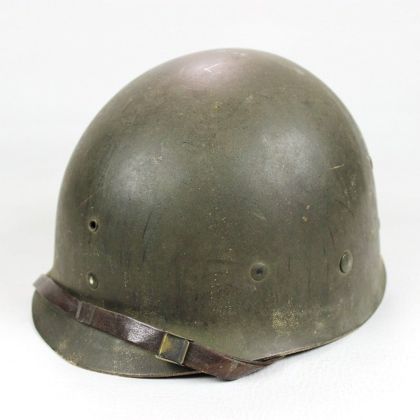 M1 steel helmet - Front seam - fixed bale