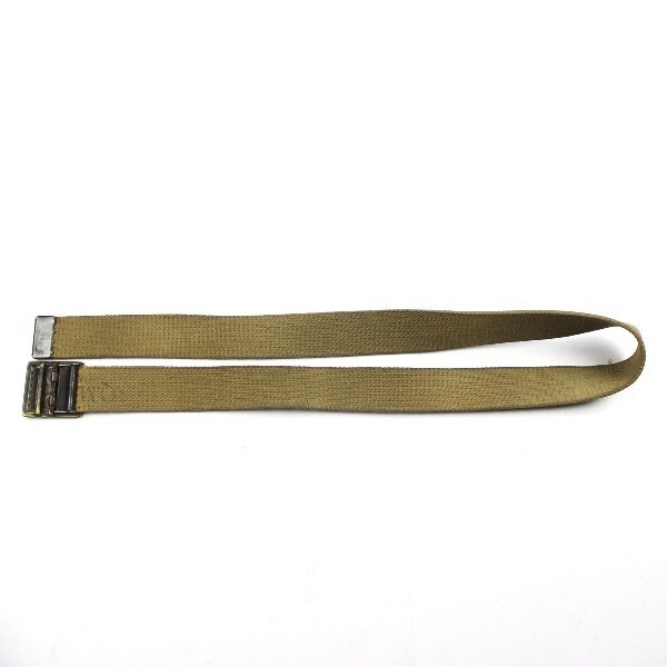 M1937 Khaki / tan cotton webbing EMs trousers belt