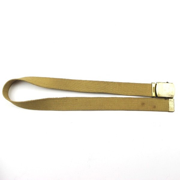 M1937 khaki cotton webbing officers trousers belt