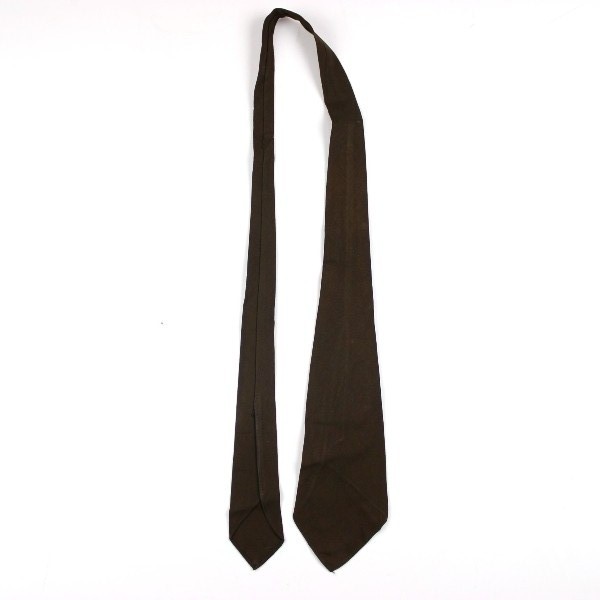 Chocolate wool service necktie