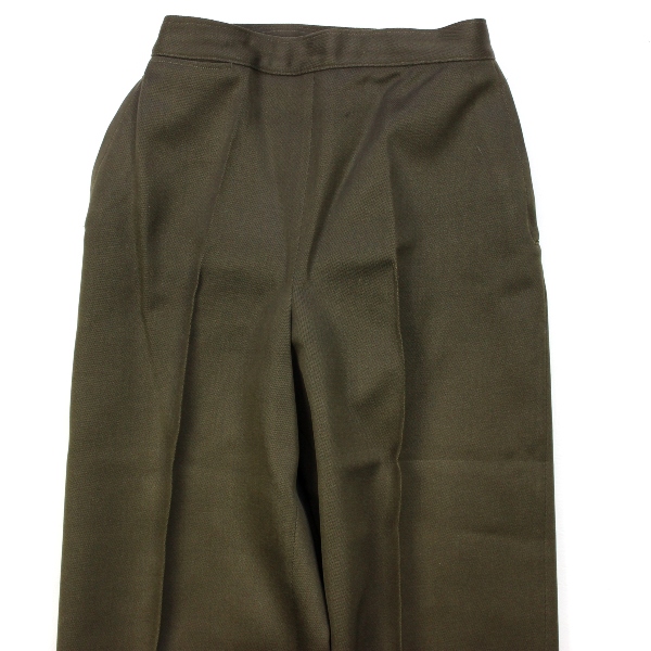 Women's Army Corps OD gabardine officers dress slacks