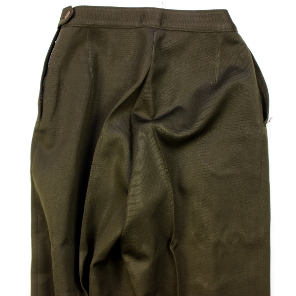 Women's Army Corps OD gabardine officers dress slacks