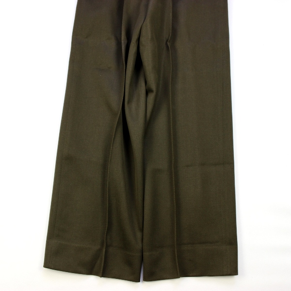 Women's Army Corps OD gabardine officers dress slacks