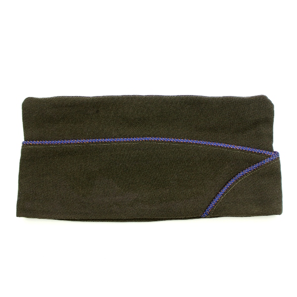 EM OD wool gabardine garrison cap - Air Corps - 7 1/4