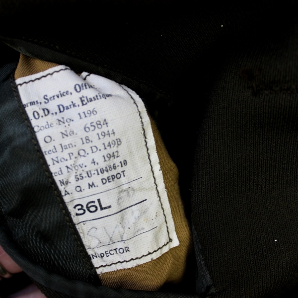 USAAF 2nd Lieutenant OD gabardine dress jacket