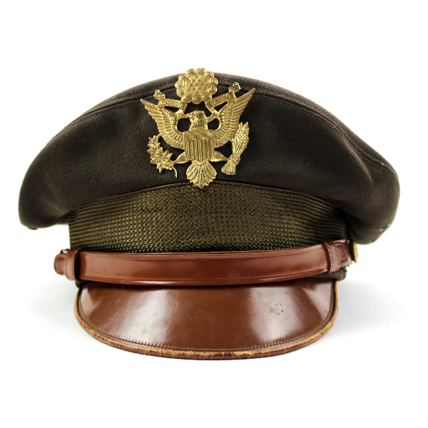 US Army Air Forces officers OD crusher cap - Kaufmann's Fifth Avenue