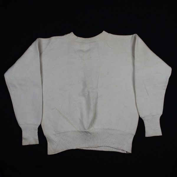 Scarce 1940s white cotton sweatshirt - 5th Ferrying Group