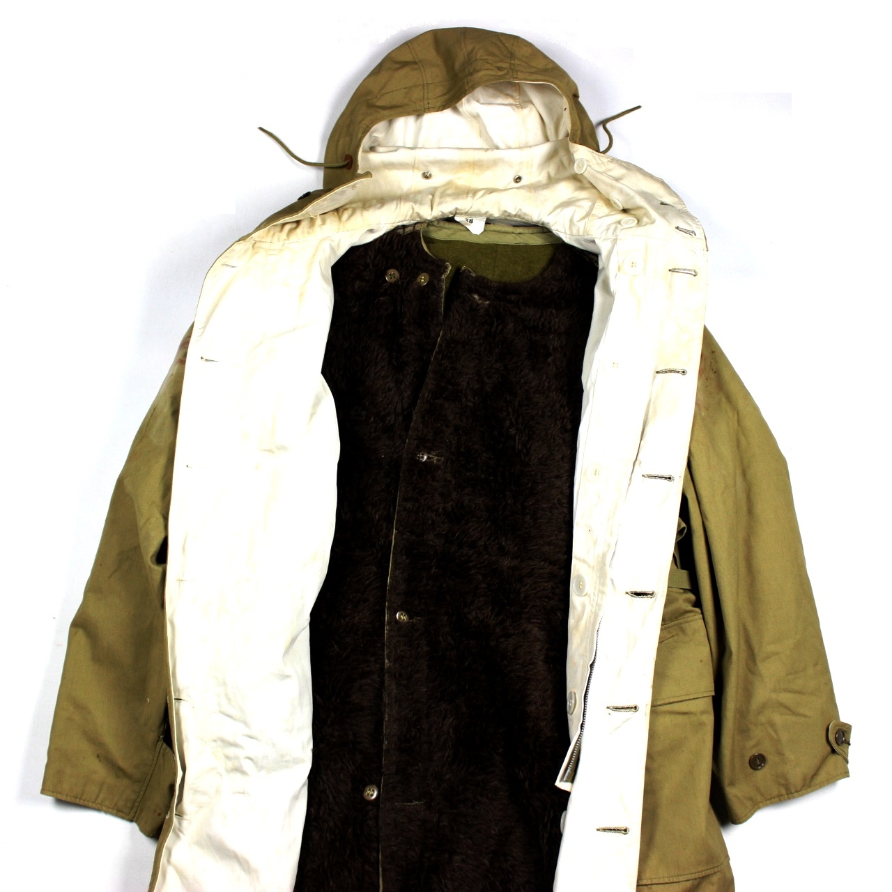 US Army reversible ski parka w/ pile liner - Size 38