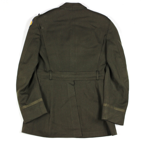 USAAF OD wool gabardine officers dress jacket - 8th AF British Made