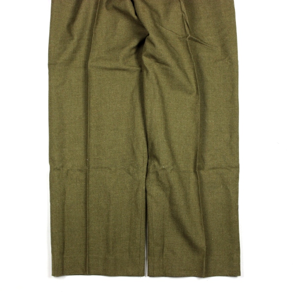 M1937 OD wool serge field trousers - W32 L33